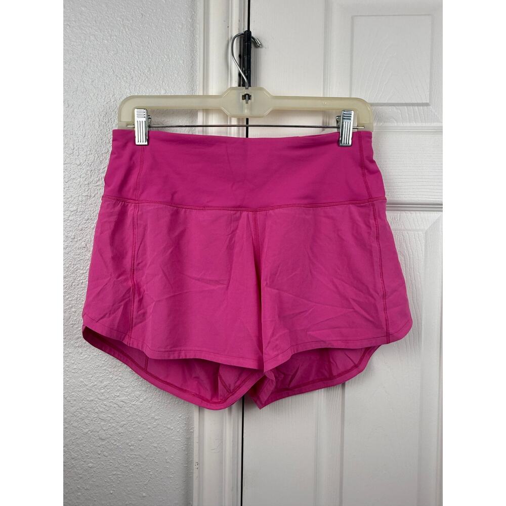 Lululemon Pink Speed Running Shorts Size 6 Athletic Gym Shorts